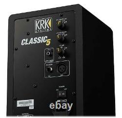 (2) Krk Classic 5 Studio Monitor 5 Haut-parleurs Bi-amorcés En Champ Proche