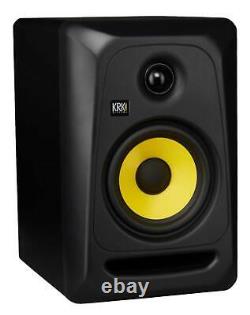 (2) Krk Classic 5 Studio Monitor 5 Nearfield Powered Speakers+pro Casque