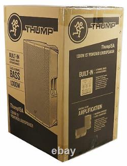 (2) Mackie Thump15a 15 Powered Dj Pa Speakers+ Thump18s Subwoofer+stands+cables