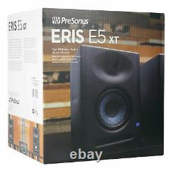 (2) Presonus Eris E5 Xt 5.25 Powered Studio Monitors Haut-parleurs+casque+mic