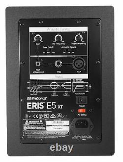 (2) Presonus Eris E5 Xt 5.25 Powered Studio Monitors Speakers+stands+iso Pads