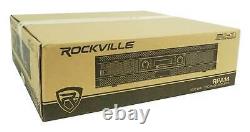 2 Rockville Pbg18 18 2000w 8 Ohm Pro Audio Subwoofers+2-amplifieur De Puissance De Canal