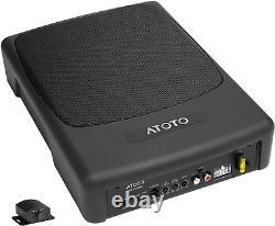 ATOTO CS-101SW 10 Subwoofer de voiture actif ultra-fin, subwoofer alimenté sous le siège