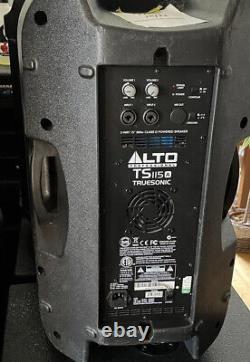 Alto 4000 Watt Powered Full Pa System Inc Truesonic 15 Tops Et 18 Bacs Basse
