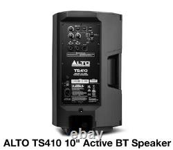 Alto 5000 Watt Small 10 Powerful Pa System Ts410 Inc Mixer Pour 250 Personnes