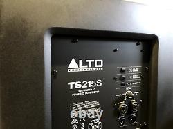 Alto Pro 6500 Watt Powered Pa System Inc 12 Hauts Et 15 Bacs Basse + Mixeur Gratuit