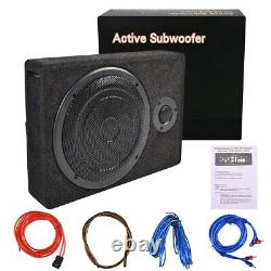 Amplificateur de caisson de basses pour voiture sous-siège alimenté de 800W 8 pouces Slim Audio Super Bass UK M