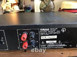 Amplificateur de puissance Yamaha AST-A10 Active Servo de 1989 et Cartouche AST-K01 Vintage