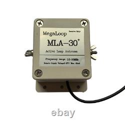 Antenne active à anneau MLA-30+(Plus) puissante de 05 à 30 MHz avec amplificateur à faible bruit
