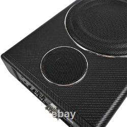 Boîte de basses de voiture sous-siège actif 2x Subwoofer audio Subwoofer haut-parleur Amplificateur 8'' 800W