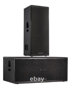 Cerwin Vega Cvxl-215 Dual 15 Active Speaker & Cvxl-218 Dual 18 Powered Sub Pak