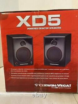 Cerwin Vega Xd5 5 Haut-parleurs De Bureau Motorisés À 2 Voies. Royaume