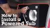 Comment Installer Un Subwoofer Alimenté Dans Votre Voiture Crutchfield Vidéo