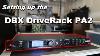 Dbx Driverack Pa2 Configuration Powered Speaker Setup Mobile Dj Audio Processing Tool