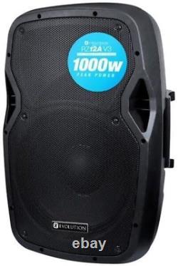 Enceinte de scène portable active 12 1000W RZ12A V3 pour club PA