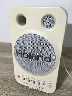 Enceintes ROLAND MA-8 Paire de moniteurs stéréo actifs à micro amplifié pour studio.