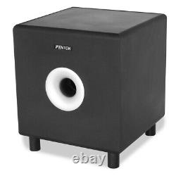 Enceintes son surround 5.1 avec subwoofer Home Cinéma Amplificateur Bluetooth FM, Noir