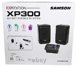 Expédition Samson Xp300 300w Portable 6 Haut-parleurs Dj+mixeur Bluetooth