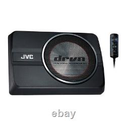 Haut-parleur compact sous-siège JVC CW-DRA8 de 20 cm (8'') avec caisson de basses amplifié de 250W