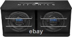Hifonics Tda-200 R Dual Active Bass Reflex Gehäuse-sub 8 20 CM Power 300w Nouveau