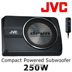 JVC CW-DRA8 20cm (8'') Caisson de basses compact sous le siège avec amplification intégrée de 250W