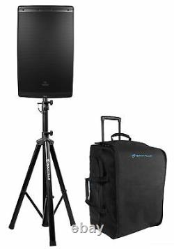 Jbl Eon615 15 1000w Powered Dj Pa Speaker Bluetooth App Ctrl+rolling Bag+stand