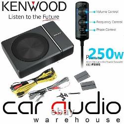 Kenwood Ksc-psw8 250 Watts Sous-boîte De Voiture Sous-sol Active Subwoofer & Amplificateur