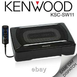 Kenwood Ksc-sw11 Compact Active Amplified Under Seat Powered Subwoofer 150w