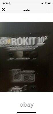 Krk Rokit 10-3 G4 10 Classe D Propulsé Studio Moniteur Haut-parleur Rp10-3-g4 Rp103g4