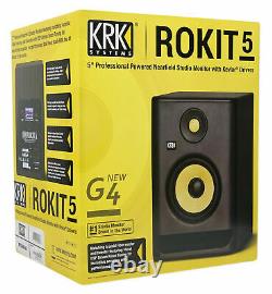 Krk Rokit 5 G4 5 Moniteur De Studio Actif Bi-amplifié Rp5-g4 Rp5g4