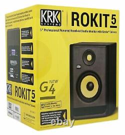 Krk Rokit 5 G4 5 Pouces Active Powered Studio Monitor Rp5g4 Nouveau