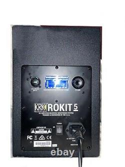 Krk Rokit 5 G4 Powered Studio Monitor Noir, Pack De 2 Avec Des Chords De Puissance
