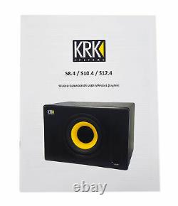 Krk S12.4 12 Production De Sous-woofer Studio 4 S12 Sous-classe D