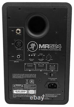 Mackie Mr524 5 50 Watt Powered Active Studio Monitor Classe A/b Bi-amped Speaker