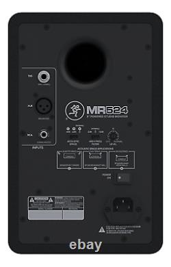 Mackie Mr524 5 Powered Studio Monitor Pour L'enregistrement Et La Surveillance + Outils Pro