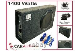Oe Audio 12 Sub Woofer Construit Dans Amp Amplifié Active Slim Shallow Bassbox 1400w