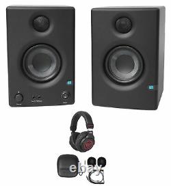 Paire Presonus Eris E3.5 3.5 Powered Studio Monitor Speakers+studio Headphones