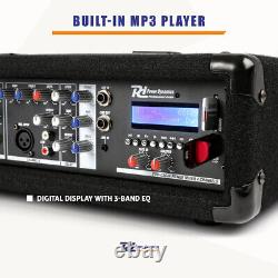 Pdm-c405a Amplifieur De Mélangeur Audio Usb 4 Canaux Actif Pa Amplificateur Bluetooth