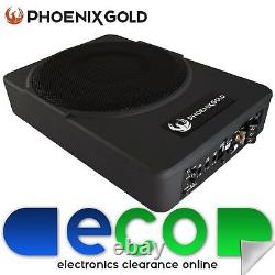 Phoenix Gold 400 Watts Sous-siège 10 Boîte de basse active amplifiée pour voiture avec subwoofer