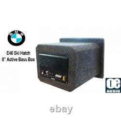 Pour Bmw Car E46 Convertible 8 Active Amp Bass Box Subwoofer Sub Ski Hatch Nouveau
