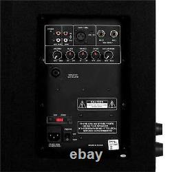 Pro 2x Active 1100w Powered Dj Pa Speaker Stage Monitor Free P&p Special Offer