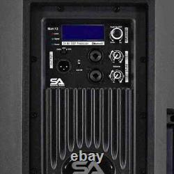 Propulsé 12 1000 Watt Pa / Haut-parleur Dj Avec Bluetooth, Dsp Et Intégré Dans Le Mixeur