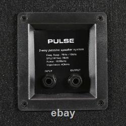 Pulse Dp3187515 10 Active Powered Pa Mixer Amplificateur Système De Haut-parleurs 200 Watts