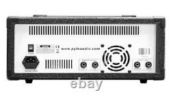 Pyle Pmx802m 8 Channel 800w Actif Amplified Dj Mixer Amp Mp3 Usb