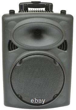 Qtx Qr10pa Unité Pa Portative À Roues 10 Haut-parleurs / Amplificateur Et Microphone