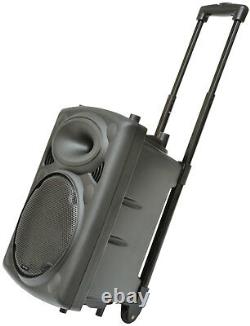 Qtx Qr10pa Unité Pa Portative À Roues 10 Haut-parleurs / Amplificateur Et Microphone