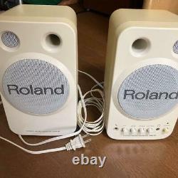 Roland Ma-8 Haut-parleurs De Micro-écran Stéréo Paire De Studios À Puissance Active