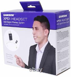 Samson Xp106wde 6 Portable Rechargeable Bluetooth Powered Pa Dj Speaker+headset