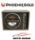 Sous-marin Actif Et Alimenté Phoenix Gold Z Series Z112abv2 De 12 Pouces 1000w Avec évent Slot Porté