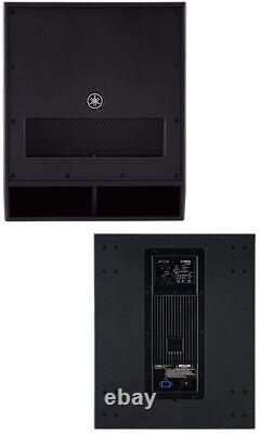 Subwoofer amplifié Yamaha DXS18 18 pouces Équipement audio professionnel Enceinte 49,7kg JP Noir